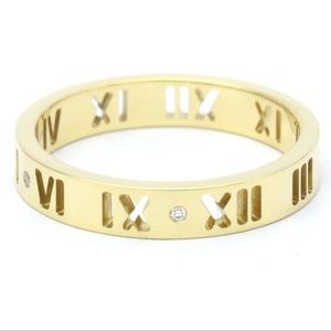 Tiffany & co Atlas yellow gold ring